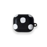 witty dot airpods case (black+white)