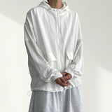 E-One Mix Mesh String Hoodie Zip-up (3 colors)