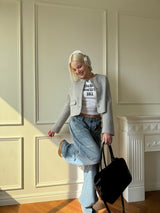 CROSS LAYERED DENIM