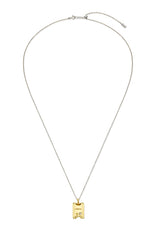 25FW★ Volume Square H BAR Necklace L