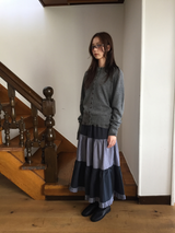 Dual-button round cardigan (3color)