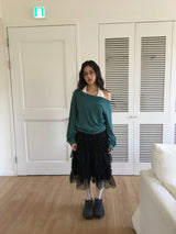 シーシフォンティアードスカート (2 Colors)