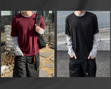 ミックスレイヤードロングスリーブTシャツ