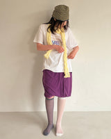 Ring Ring Button Tee (2colors)