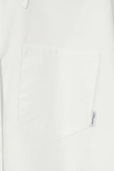 ファーストレタークロップシャツ, White