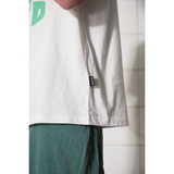 LOGO RINGER T SHIRT / WHITE