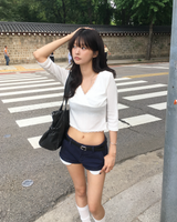 Lace wrap T