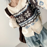 Decca Snow Nordic Knit Cardigan