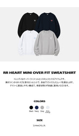 RRハートミニオーバーフィットスウェットシャツ (4color)