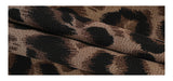 Leopard skinny pants mini skirt