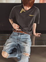 フィロ ダイアゴナル ヘンリーネック ショートスリーブ Tシャツ