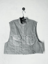 Cropped pigment vest 2C