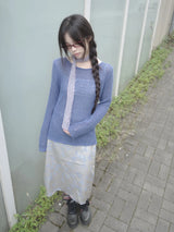 sage knit tee