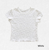 Daisy Flower Lace Delicate Short Sleeve T-shirt