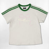X リボン セミクロップ Tシャツ 6カラー