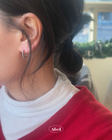 ドットシルバーピアス