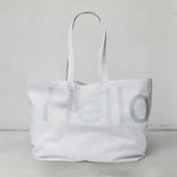 Big tote bag - Washed gray