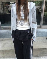 Powder crop hood jumper