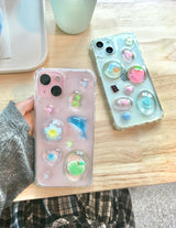 [MADE] Blooming Dolphin resin case