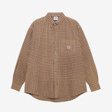 クラシック グリッド プレイド シャツ