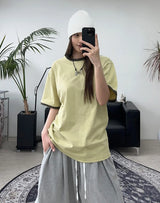 Peron Ringer short-sleeve T-shirt