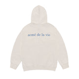 24FW BASIC BIO WASHING HOODIE ZIP UP CREAM