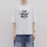 ホーリームーブエンジェル オーバーフィット 半袖Tシャツ_WHITE