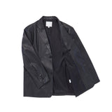LC Epeel Two Burton Black Leather Blazer