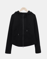 Doming High Neck Hood Zip-Up
