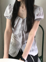 Raina Puff Blouse (2 colors)