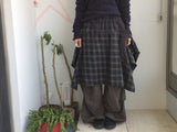 シースルーフリルスリーブレス