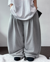 FRONT TWO PINTUCK BALLOON PANTS 🩶🤍🖤🍘5COLOR