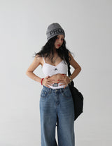 [UNISEX] Wave lettering beanie