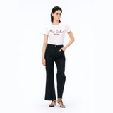 Miss Baker Embo Needle T-shirts White