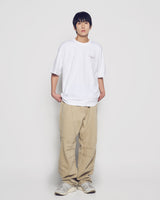 26SS STUDDED BALLOON FIT DENIM PANTS 