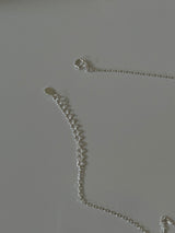 [92.5 silver] Tear drop necklace