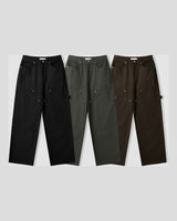 (UNISEX) Flame Double Knee Cotton Pants