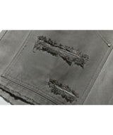 Double Knee Bermuda Pants (Dirty Grey)