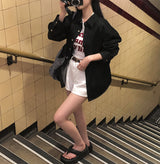 [Bellide made] デイズルーズフィットピンタックデニムシャツ