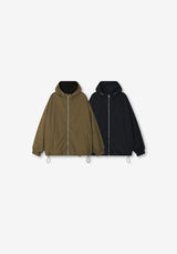 MO Reversible Fleece Hoody Jumper