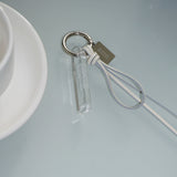 Multi-knot keyring [white]