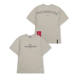 インフェイマス セミオーバーサイズTシャツ Beige / Black