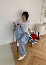 (UNISEX) ベルテッドスカートパンツ (3color)