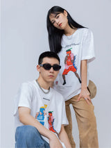 "シーユーインパリス" ボクシング 03 ゲームホワイトTシャツ