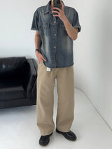 OW Udin Two-Pocket Washed Denim Shirt (2C)