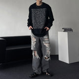 lettering Long-sleeved Tee MTM (2 colors) D761471626868