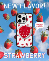 STRAWBERRY MAGSAFE GLASS PHONECASE