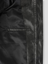 Vintage Curve Leather Jacket