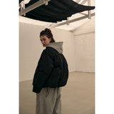 Short Minimal Duck-Down Padding Black