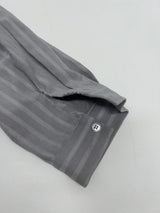 Herringbone Belted Loose-Fit Blouse